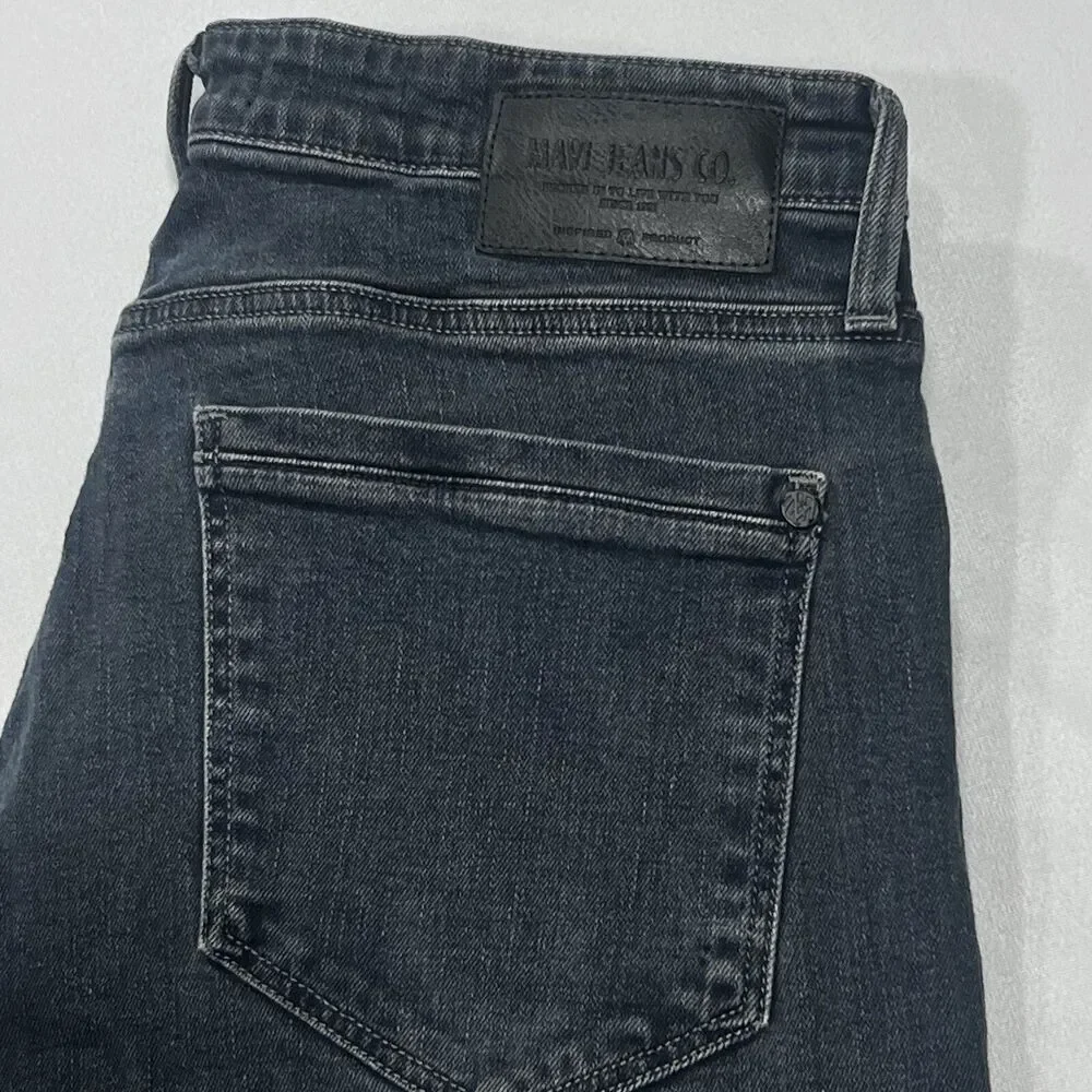 Mavi Martin Men‎ Straight Leg Jeans Dark Blue Denim Pants Size 36X30 (34X29)